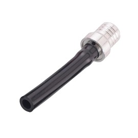 ANCLLO Fuel Cap Vent Tube with Valve Ball, Motorcycle Universal Dirt Bike Fuel Cap Vent Hose for CRF YZF EXC Dirt Pit Quad Bike ATV - Silver