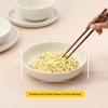 JoyJolt Mesa 40oz Stoneware Serving Bowls Set of 4, Large