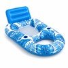 Inflatable Pool Lounger for Adults – Cooling Mesh Floating Chair