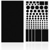 FLANCCI LED Light Blocking Stickers, Light Dimming Stickers, (2 Sheets)