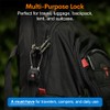 Forge TSA Approved Luggage Locks Ultra-Secure Dimple TSA006 Key Travel