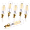 CREATE BRIGHT E12 Dimmable LED Bulb 80W Equivalent Small Candelabra