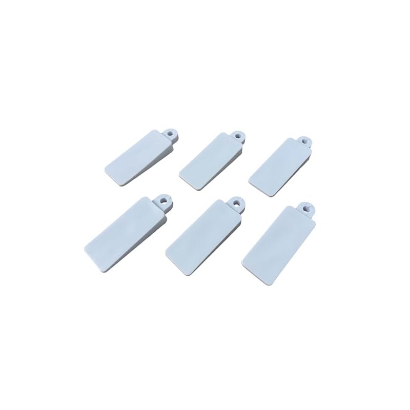 Window Wedges - 6 Pcs Soft Rubber for Sash, Doors,