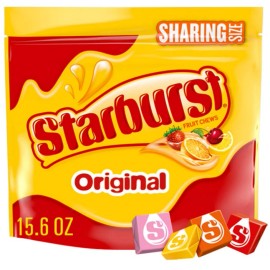 STARBURST Fruit Chews Chewy Summer Candy Sharing Size Bag, 15.6oz,Select Flavor. - Original