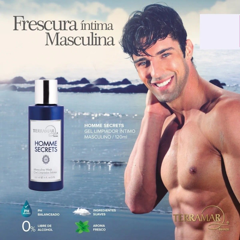 Gel Intimo Masculino Terramar De 120 Ml