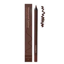 Waterproof Eyeliner Pencil,24Hr Long Lasting Eyeliner Waterproof,Transferproof eye liner pencils,Sharpenable eyeliner pencil,Sweat Resistant pencil eye-liner,Smooth Glide and Easy to Color(chocolata)
