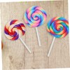 Alasum 4pcs Simulation Lollipop Toys Candy Clay Candy Decoration Party