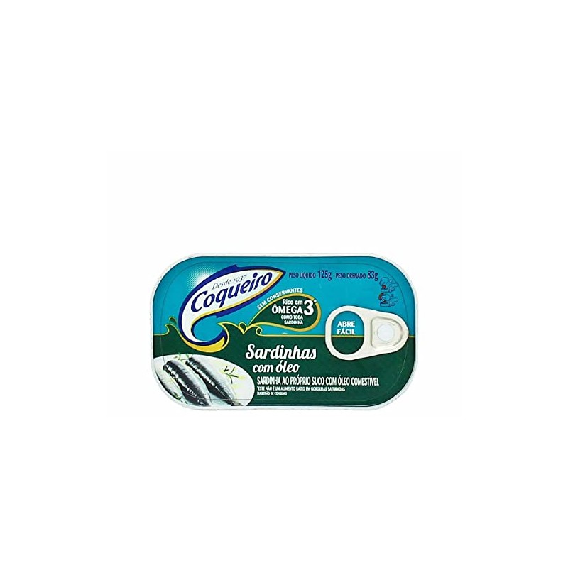Coqueiro Sardines - Sardinhas 125g - 4 Pack Imported From