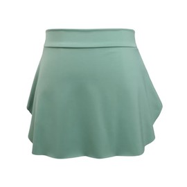 Lovdaswi Women Ballet Wrap Skirt Adult Pull On Elastic Dance Skirts Green