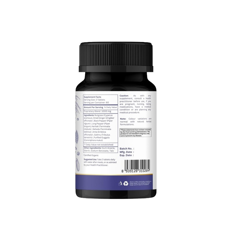 ORGANIC SPREE ORGANIC SPREE Gokshuradi Guggulu 120 Tablets - Ayurvedic