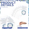 Humyoun 100 Pcs Forget Me Not Seed Mini Envelopes with