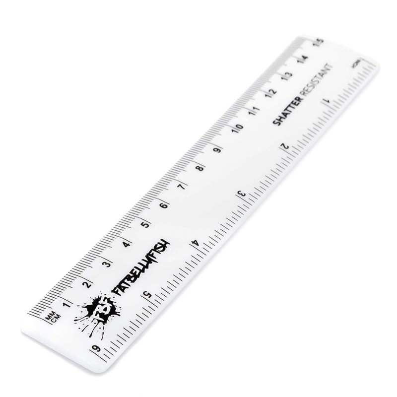 6 Inch / 15cm Rulers - Shatter Resistant - Pack