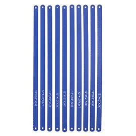 Höfftech Metal Iron Hacksaw Blades 24 Teeth Rectangular Hardened Steel 300 mm Hacksaw Blade Pack of 10