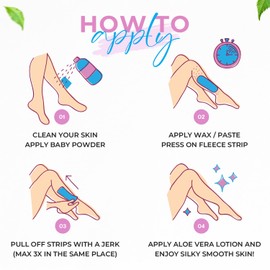 Tifara Beauty Tifara Beauty Non Woven Body and Facial Wax Strips Multi Size Pack (200)