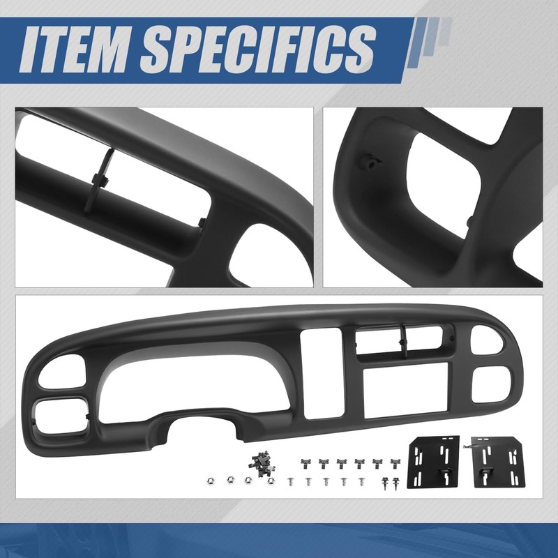 Auto Dynasty - Front Double Din Radio Dash Bezel Kit