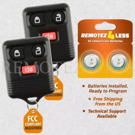 Remotez4less 2 For 2005 2006 2007 2008 2009 2010 2011 Ford F150 F250 F350 Car Remote Key Fob