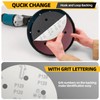 50pcs 9 inch 6 Hole Sanding Discs Set -10 Each