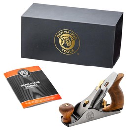 Bench Dog No. 1 Smoothing Plane – Durable Cast Iron Build Block Plane – Compact Wood Planer Hand Tool for Detail Trimming – Ideal Surface Planer for Cleaning Up Small Trouble Spots Of Reversing Grain