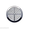 MINI 2x Air Vent Grille Covers 45mm (1.77inch) Ducting CHROME