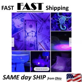 Unbranded UV light - UV flashlight - Inspection Light - Refrigeration Leak Detector Freon