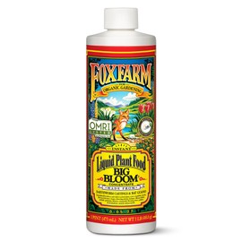 FoxFarm - Big Bloom Plant Food, Liquid Fertilizer Concentrate for Flowers, Fruits, and Vegetables, All Purpose Plant Fertilizer for Indoor & Outdoor Potted Plants, NPK 0-0.5-0.7 (Pint)
