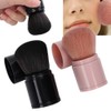 Powder Blush, 2 Pack Professional Retractable Contour Powder Face Brush,
