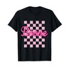 Boone Checkered First Name-d Boy Girl Birth-Day T-Shirt