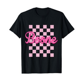 Boone Checkered First Name-d Boy Girl Birth-Day T-Shirt
