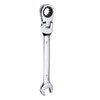 HARFINGTON Flex-Head Ratcheting Wrench 12mm 180° Rotating Head Metric Ratchet