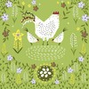 20 Napkins Chicken in Spring Animals Easter Table Decoration 33