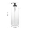 WINOMO Shampoo Bottle, Set of 2, 33.8 fl oz (1,000
