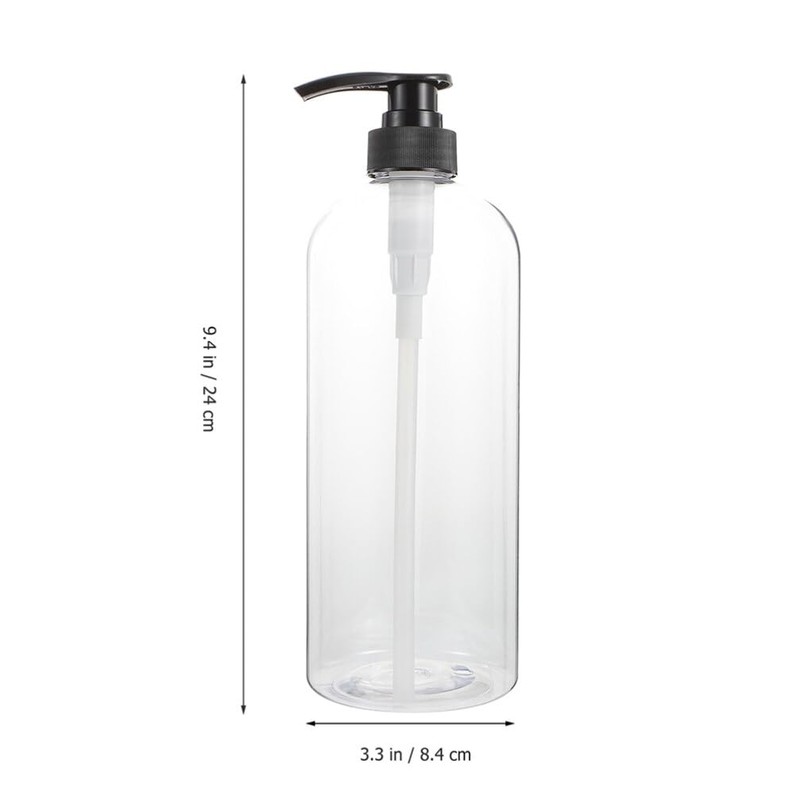 WINOMO Shampoo Bottle, Set of 2, 33.8 fl oz (1,000