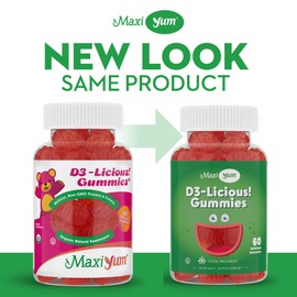 Maxi Health Vitamin D Gummies (60 Gummies)
