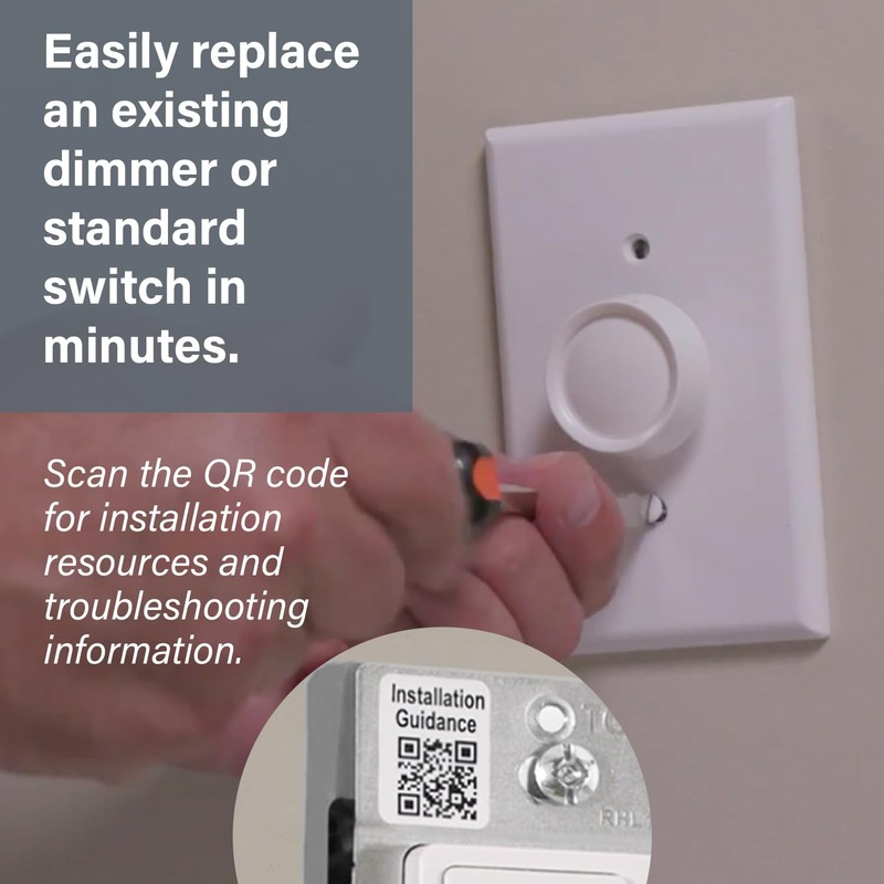 Legrand Radiant 150-Watt Dimmer Light Switch, Single-Pole/3-Way LED Dimmer for