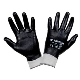 Truper Guantes De Poliester Recubrimiento De Nitrilo Chicos 18025