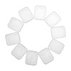 AIMALL 10PCS Transparent SD SDHC Memory Card Holder, Rigid Plastic