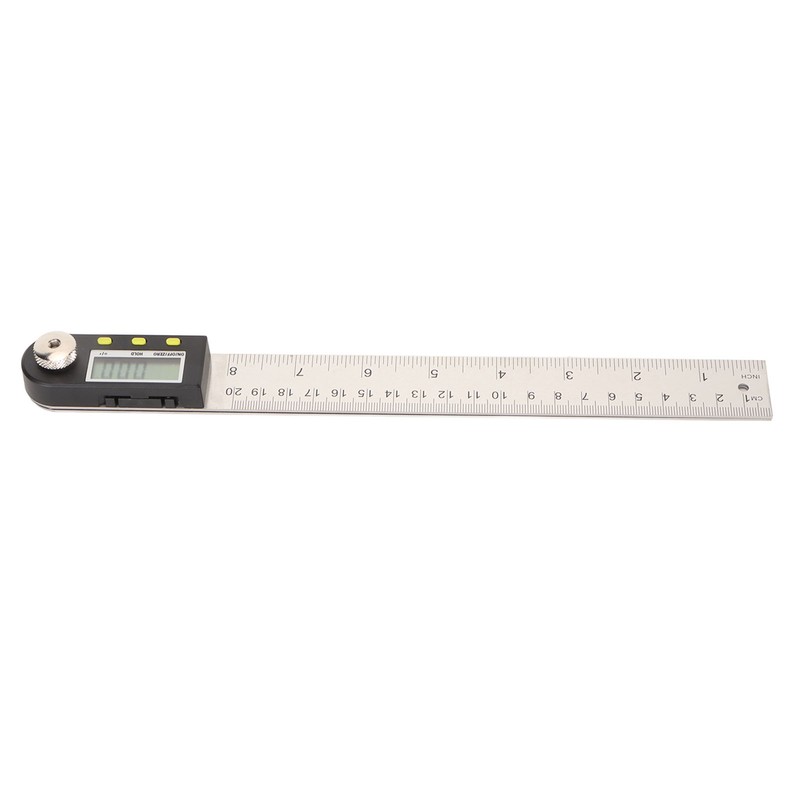Digital Angle Ruler 200mm 0 to 360 Degree Stainless Steel