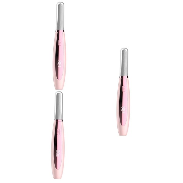 Mikinona 3pcs Professional Heated Eyelash Curler Electric Lash Curler Eyelash