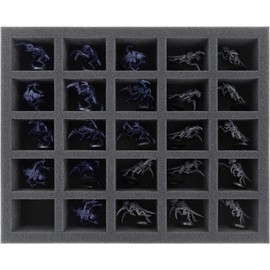 Feldherr FS050A013 Foam Insert Compatible with Tyranids - 25 Compartments