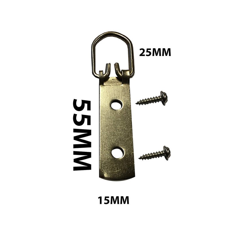 40KG Set of 4 Heavy Duty 2 Hole Strap Hangers