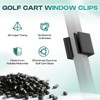 Drive-up Golf Cart Window Clips, Windshield Clips for Golf Cart