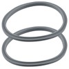 2 Pack Gray Gaskets Replacement Part Compatible with Nutri Bullet