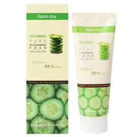 Cucumbers of the refreshing moisture clear and moist cleansing foam 180ml / 오이의 청량한 수분감 맑고 촉촉한 클렌징폼 180ml