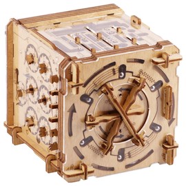 iDventure Cluebox Cambridge Labyrinth | Wooden Escape Room Puzzle Box | Engaging Brain Teaser with Hidden Money Compartment | Unique Gift for Adults