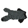 Striped Dog Pajamas Soft Stretchy Fashionable 4 Legged Puppy Pajamas