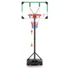 DASHINGNOAH Portable Basketball Hoop & Goals 4.82-8.53FT Height Adjustable Basketball