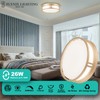 Flynix 12.5 Inch LED Flush Mount Ceiling Light Fixture, 26W,