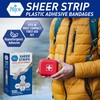 MED PRIDE Junior Strip Bandages Small Bandages for Fingers, Hypoallergenic