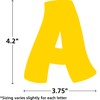 Teacher Created Resources Yellow Gold Fantastic 4-Inch Letters Combo Pack