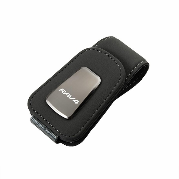 Yamlten RAV4 Multi-functional Car Eyeglass Clip, Premium Leather Textured ABS